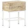 Mesita de noche de madera maciza de mango 40x30x50 cm de vidaXL, Mesitas de noche - Ref: Foro24-320920, Precio: 67,52 €, Desc...