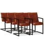 Sillas de comedor 6 unidades cuero auténtico marrón de , Sillas de comedor - Ref: Foro24-275239, Precio: 1,00 €, Descuento: %