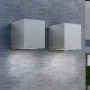 Lámparas de pared cúbicas para exteriores 2 piezas de vidaXL, Iluminación de exterior - Ref: Foro24-42224, Precio: 28,80 €, D...