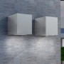 Lámparas de pared cúbicas para exteriores 2 piezas de vidaXL, Iluminación de exterior - Ref: Foro24-42224, Precio: 27,32 €, D...