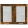 Armario vitrina colgante madera roble ahumado 80x31x60 cm de , Armarios de cocina - Ref: Foro24-815594, Precio: 61,64 €, Desc...
