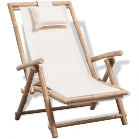 Tumbona de exterior de bambú de vidaXL, Sillas de jardín - Ref: Foro24-41893, Precio: 87,57 €, Descuento: %