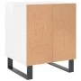 Nightstands 2 pcs glossy white engineered wood 40x35x50 cm by , Nightstands - Ref: Foro24-830737, Price: 49,21 €, Discount: %