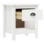 Mesitas de noche 2 uds Hill madera maciza de pino 46x35x49,5 cm de vidaXL, Mesitas de noche - Ref: Foro24-288968, Precio: 85,...