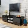 Mueble de TV negro brillo 120x40,5x35 cm de vidaXL, Muebles TV - Ref: Foro24-243042, Precio: 132,30 €, Descuento: %