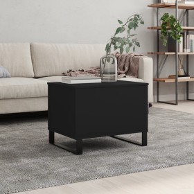 Mesa de centro madera contrachapada negro 60x44,5x45 cm de , Mesas de centro - Ref: Foro24-830957, Precio: 57,15 €, Descuento: %