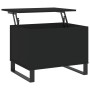 Mesa de centro madera contrachapada negro 60x44,5x45 cm de , Mesas de centro - Ref: Foro24-830957, Precio: 57,15 €, Descuento: %
