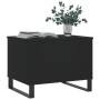 Mesa de centro madera contrachapada negro 60x44,5x45 cm de , Mesas de centro - Ref: Foro24-830957, Precio: 57,15 €, Descuento: %