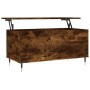 Mesa de centro madera contrachapada roble ahumado 90x44,5x45 cm de , Mesas de centro - Ref: Foro24-830969, Precio: 67,94 €, D...