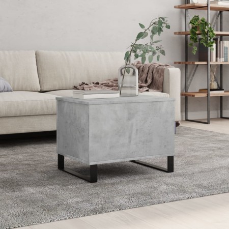 Mesa de centro madera contrachapada gris hormigón 60x44,5x45 cm de , Mesas de centro - Ref: Foro24-830960, Precio: 67,72 €, D...