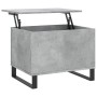 Mesa de centro madera contrachapada gris hormigón 60x44,5x45 cm de , Mesas de centro - Ref: Foro24-830960, Precio: 67,72 €, D...