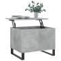Mesa de centro madera contrachapada gris hormigón 60x44,5x45 cm de , Mesas de centro - Ref: Foro24-830960, Precio: 67,72 €, D...