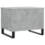 Mesa de centro madera contrachapada gris hormigón 60x44,5x45 cm de , Mesas de centro - Ref: Foro24-830960, Precio: 67,72 €, D...