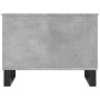 Mesa de centro madera contrachapada gris hormigón 60x44,5x45 cm de , Mesas de centro - Ref: Foro24-830960, Precio: 67,72 €, D...