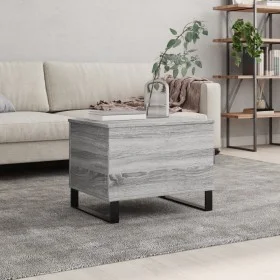 Sonoma gray plywood coffee table 60x44.5x45 cm by , Coffee table - Ref: Foro24-830962, Price: 68,29 €, Discount: %