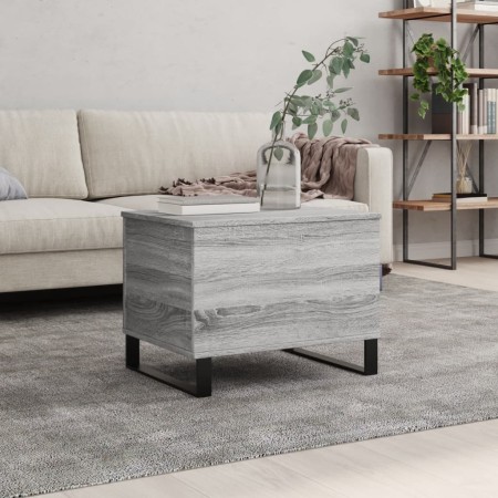 Mesa de centro madera contrachapada gris Sonoma 60x44,5x45 cm de , Mesas de centro - Ref: Foro24-830962, Precio: 69,10 €, Des...