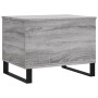 Mesa de centro madera contrachapada gris Sonoma 60x44,5x45 cm de , Mesas de centro - Ref: Foro24-830962, Precio: 69,10 €, Des...