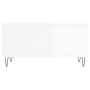 Mesa de centro madera contrachapada blanco brillo 90x44,5x45 cm de , Mesas de centro - Ref: Foro24-830974, Precio: 73,70 €, D...