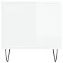 Glossy white plywood coffee table 90x44.5x45 cm by , Coffee table - Ref: Foro24-830974, Price: 72,81 €, Discount: %