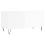 Mesa de centro madera contrachapada blanco brillo 90x44,5x45 cm de , Mesas de centro - Ref: Foro24-830974, Precio: 73,70 €, D...