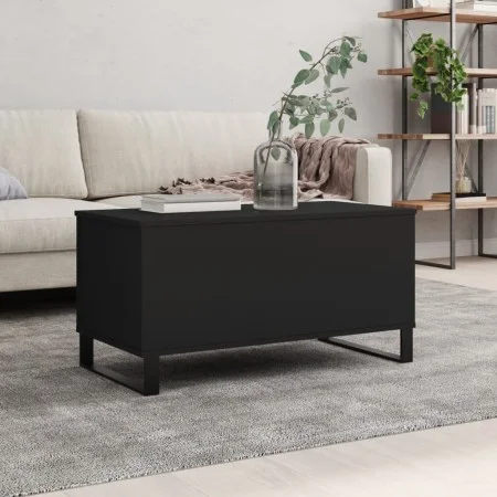 Couchtisch aus schwarzem Sperrholz, 90 x 44,5 x 45 cm von , Couchtisch - Ref: Foro24-830981, Preis: 66,94 €, Rabatt: %
