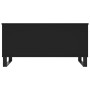 Mesa de centro madera contrachapada negro 90x44,5x45 cm de , Mesas de centro - Ref: Foro24-830981, Precio: 70,62 €, Descuento: %