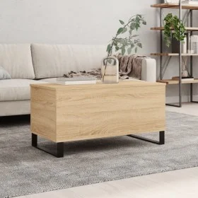Sonoma oak plywood coffee table 90x44.5x45 cm by , Coffee table - Ref: Foro24-830983, Price: 60,15 €, Discount: %