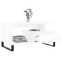 Mesa de centro madera contrachapada blanca 90x49x45 cm de , Mesas de centro - Ref: Foro24-831028, Precio: 75,31 €, Descuento: %