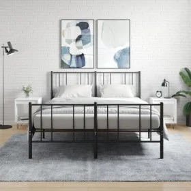 Nightstands 2 pcs glossy white engineered wood 40x35x50 cm by , Nightstands - Ref: Foro24-830721, Price: 41,85 €, Discount: %