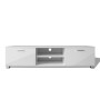 Mueble de TV blanco brillo 140x40,5x35 cm de vidaXL, Muebles TV - Ref: Foro24-243043, Precio: 137,35 €, Descuento: %