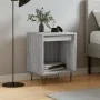 Mesita de noche madera de ingeniería gris Sonoma 40x35x50 cm de , Mesitas de noche - Ref: Foro24-830728, Precio: 33,67 €, Des...