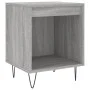 Mesita de noche madera de ingeniería gris Sonoma 40x35x50 cm de , Mesitas de noche - Ref: Foro24-830728, Precio: 33,67 €, Des...