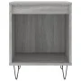 Mesita de noche madera de ingeniería gris Sonoma 40x35x50 cm de , Mesitas de noche - Ref: Foro24-830728, Precio: 33,67 €, Des...