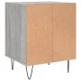 Mesita de noche madera de ingeniería gris Sonoma 40x35x50 cm de , Mesitas de noche - Ref: Foro24-830728, Precio: 33,67 €, Des...