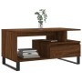 Mesa de centro madera contrachapada roble marrón 90x49x45 cm de , Mesas de centro - Ref: Foro24-831035, Precio: 65,28 €, Desc...