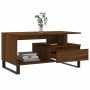 Mesa de centro madera contrachapada roble marrón 90x49x45 cm de , Mesas de centro - Ref: Foro24-831035, Precio: 65,28 €, Desc...