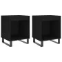 Nightstands 2 pcs engineered wood black 40x35x50 cm by , Nightstands - Ref: Foro24-830735, Price: 48,48 €, Discount: %