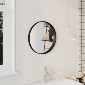 Espejo de pared negro 40 cm de , Espejos - Ref: Foro24-322293, Precio: 41,47 €, Descuento: %