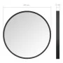 Espejo de pared negro 40 cm de , Espejos - Ref: Foro24-322293, Precio: 40,87 €, Descuento: %