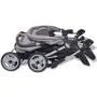 Gray and black steel twin stroller by vidaXL, Baby strollers - Ref: Foro24-10110, Price: 199,81 €, Discount: %