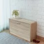 Banco zapatero de color roble 80x24x45 cm de vidaXL, Zapateros y organizadores de calzado - Ref: Foro24-243049, Precio: 73,59...
