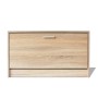 Banco zapatero de color roble 80x24x45 cm de vidaXL, Zapateros y organizadores de calzado - Ref: Foro24-243049, Precio: 62,73...
