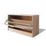 Banco zapatero de color roble 80x24x45 cm de vidaXL, Zapateros y organizadores de calzado - Ref: Foro24-243049, Precio: 62,73...