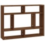 Estantería de pared madera ingeniería roble marrón 75x16x55 cm de , Estantes y estanterías - Ref: Foro24-815845, Precio: 32,0...