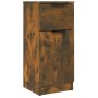 Aparador madera contrachapada color roble ahumado 30x30x70 cm de , Aparadores - Ref: Foro24-817000, Precio: 41,78 €, Descuent...