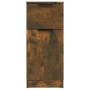 Aparador madera contrachapada color roble ahumado 30x30x70 cm de , Aparadores - Ref: Foro24-817000, Precio: 41,78 €, Descuent...