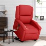 Sillón de majaje elevable eléctrico cuero artificial rojo en Sillones | Comprar online en Foru.es