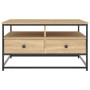 Mesa de centro madera de ingeniería roble Sonoma 80x80x45 cm de , Mesas de centro - Ref: Foro24-835290, Precio: 93,84 €, Desc...