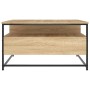 Mesa de centro madera de ingeniería roble Sonoma 80x80x45 cm de , Mesas de centro - Ref: Foro24-835290, Precio: 93,84 €, Desc...