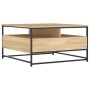 Mesa de centro madera de ingeniería roble Sonoma 80x80x45 cm de , Mesas de centro - Ref: Foro24-835290, Precio: 93,84 €, Desc...